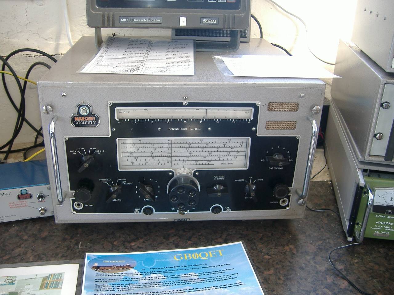 Marconi Atalanta Main Receiver